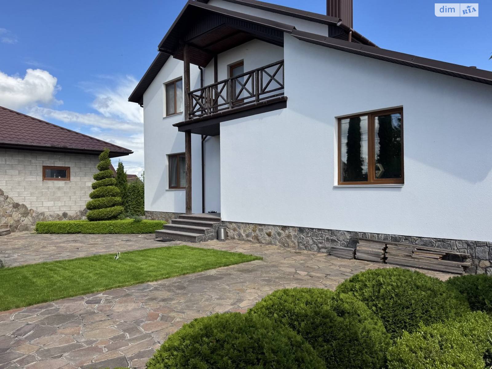 двоповерховий будинок з верандою, 250 кв. м, цегла. Продаж в Пирогові, район Пирогів фото 1 двоповерховий будинок з верандою, 250 кв. м, цегла. Продаж в Пирогові, район Пирогів фото 1