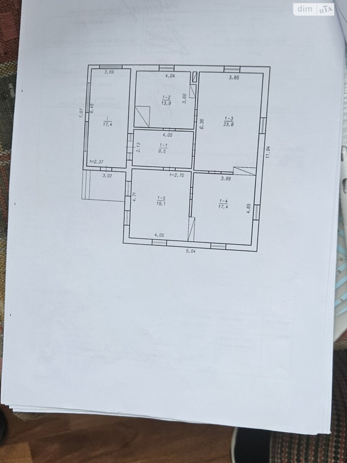 одноповерховий будинок, 100 кв. м, цегла. Продаж у Пирогівцях фото 1