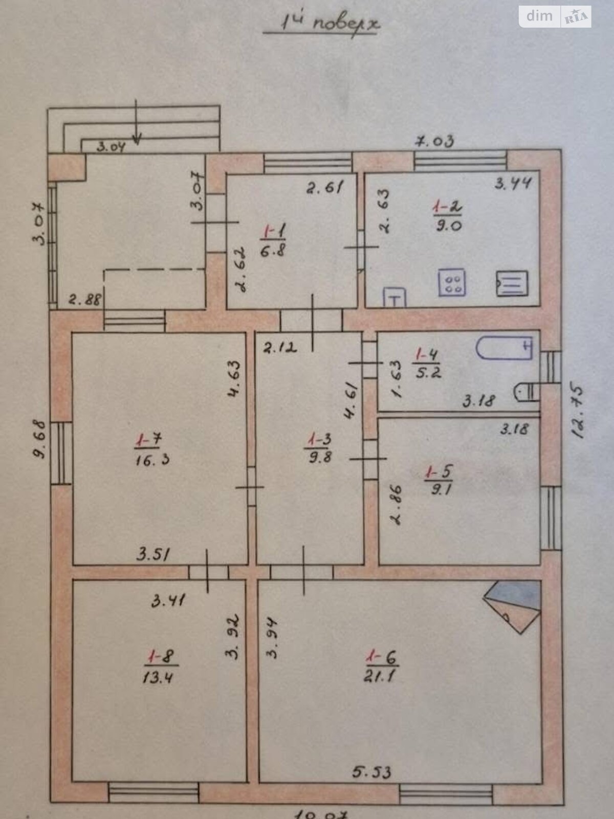 двоповерховий будинок, 110 кв. м, кирпич. Продаж у Плотичі фото 1 двоповерховий будинок, 110 кв. м, кирпич. Продаж у Плотичі фото 1