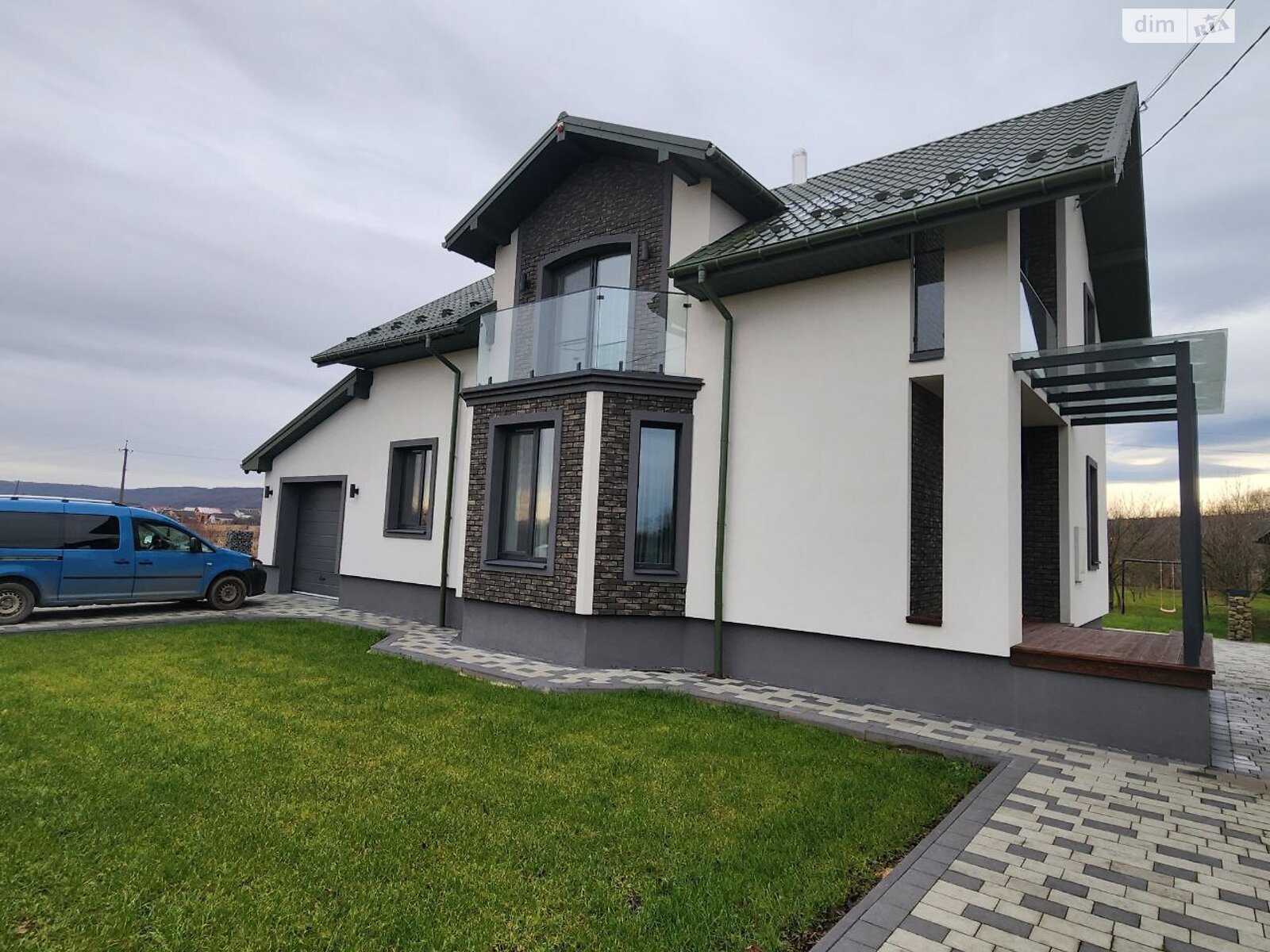 двоповерховий будинок з верандою, 147.6 кв. м, шлакоблок. Продаж у Побережжі фото 1