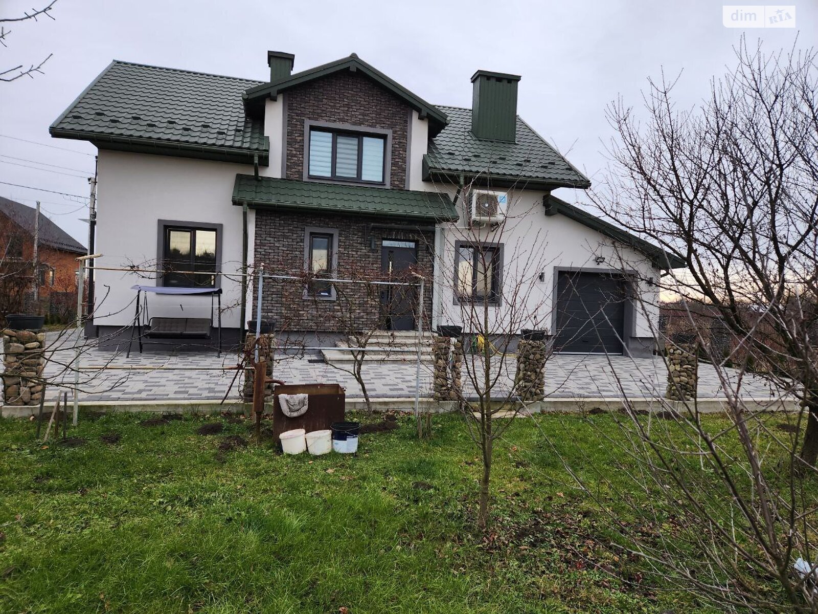 двоповерховий будинок з верандою, 147.6 кв. м, шлакоблок. Продаж у Побережжі фото 1