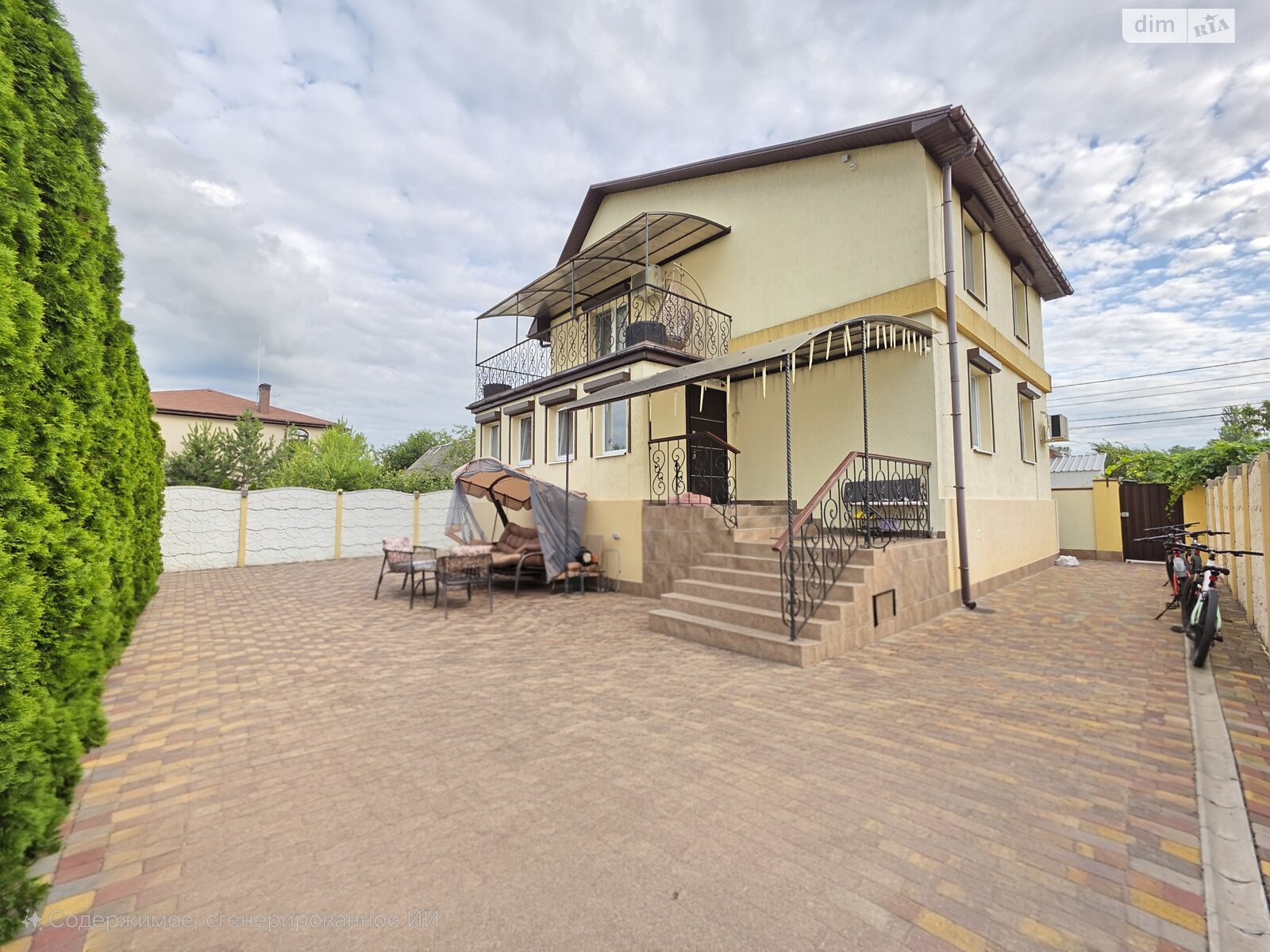 двухэтажный дом с верандой, 181.6 кв. м, монолит. Продажа в Подгороднем фото 1