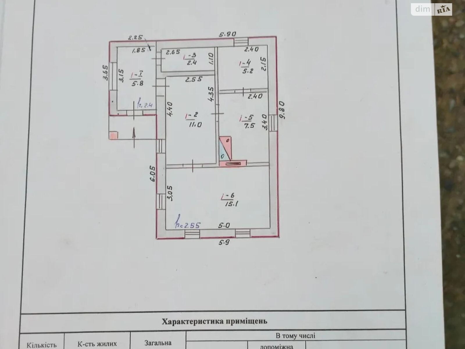 одноповерховий будинок, 48 кв. м, цегла. Продаж у Підгородне фото 1 одноповерховий будинок, 48 кв. м, цегла. Продаж у Підгородне фото 1