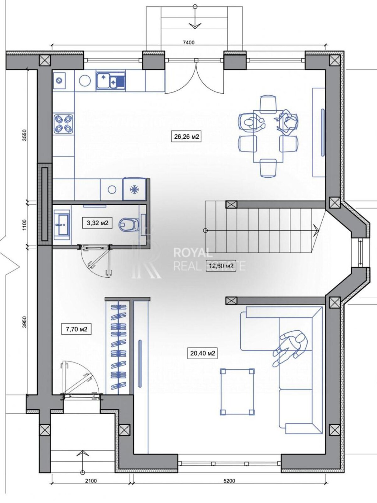 трехэтажный дом, 220 кв. м, кирпич. Продажа в Подгорцах фото 1 трехэтажный дом, 220 кв. м, кирпич. Продажа в Подгорцах фото 1