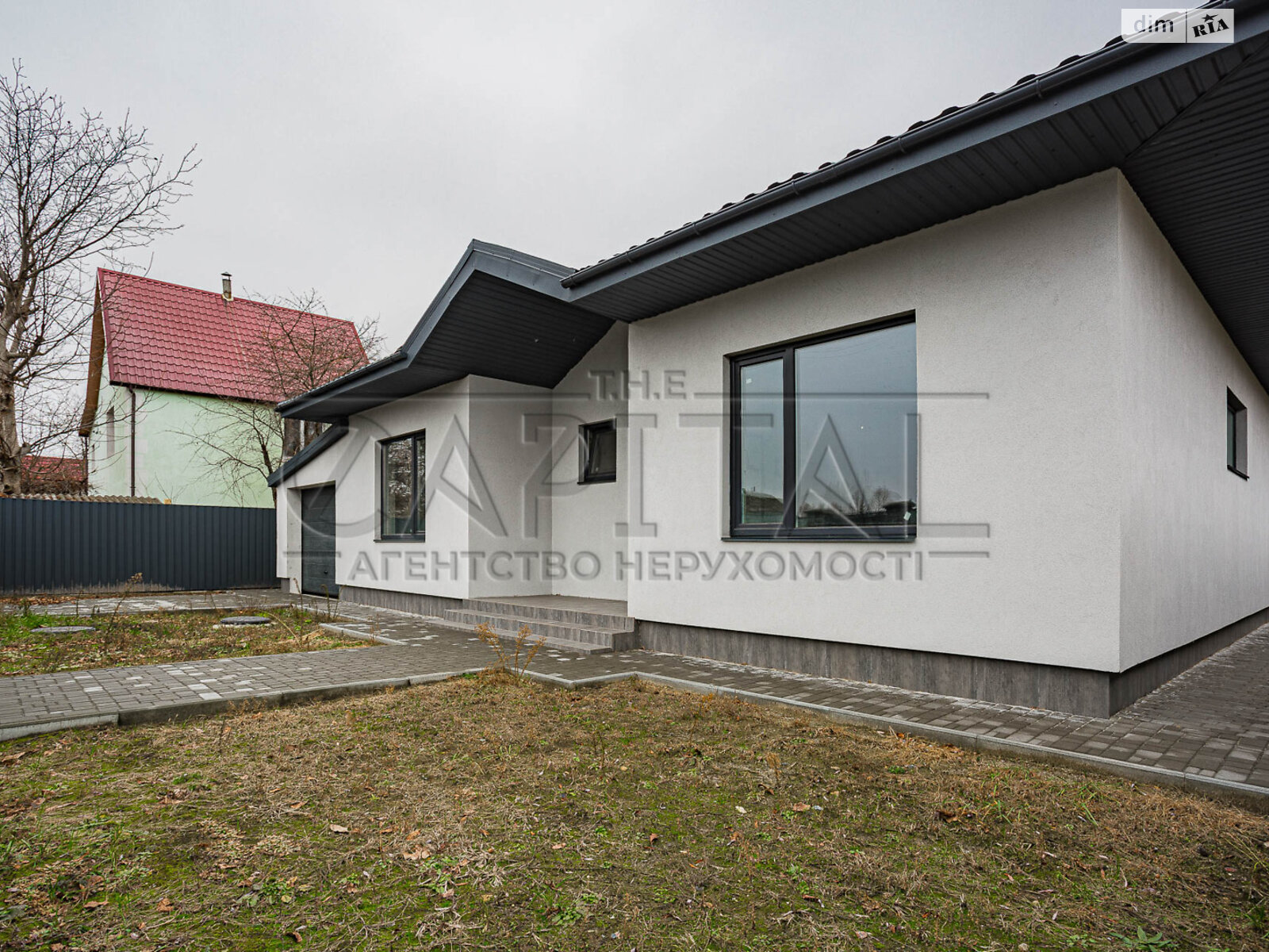 одноэтажный дом с гаражом, 154 кв. м, газобетон. Продажа в Подгорцах фото 1 одноэтажный дом с гаражом, 154 кв. м, газобетон. Продажа в Подгорцах фото 1