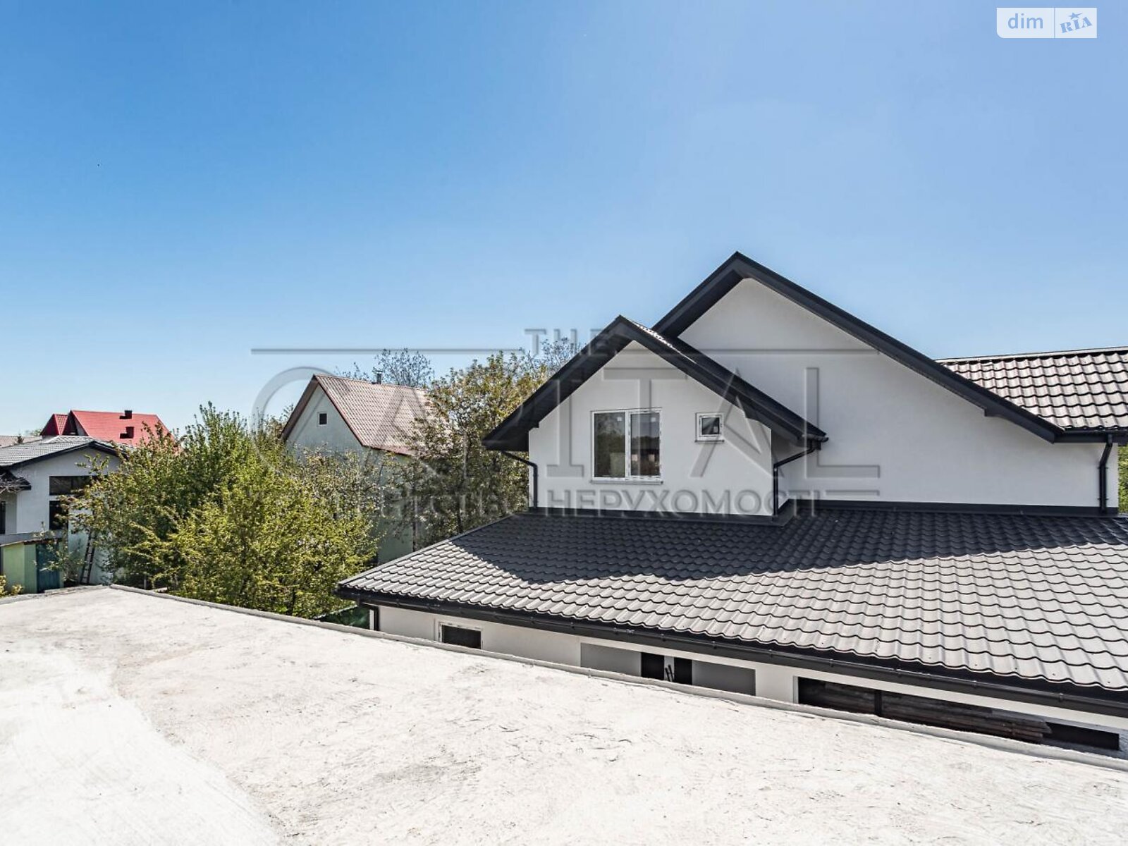 двухэтажный дом с балконом, 167 кв. м, кирпич. Продажа в Подгорцах фото 1