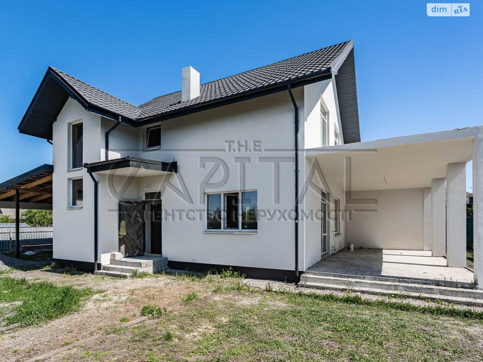 двухэтажный дом с балконом, 167 кв. м, кирпич. Продажа в Подгорцах фото 1