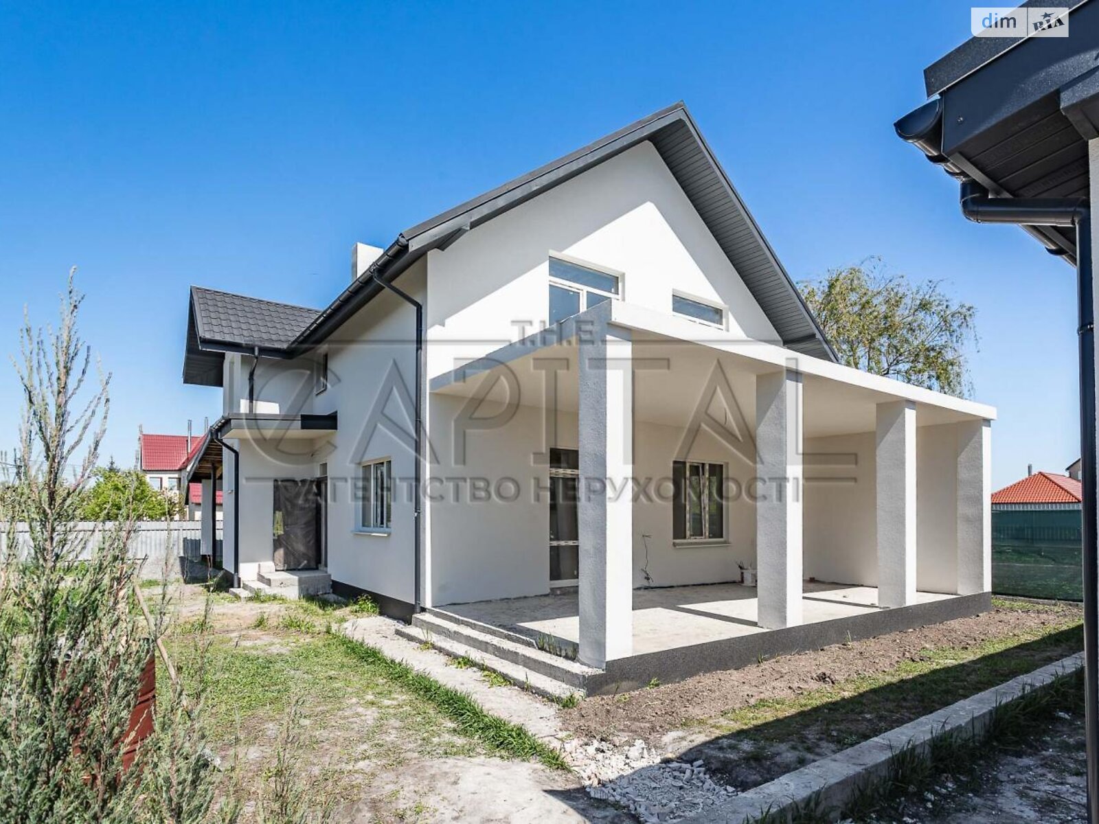 двухэтажный дом с балконом, 167 кв. м, кирпич. Продажа в Подгорцах фото 1