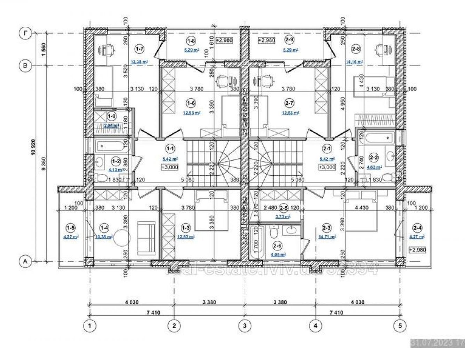 двоповерховий будинок з опаленням, 125 кв. м, кирпич. Продаж у Підрясне фото 1