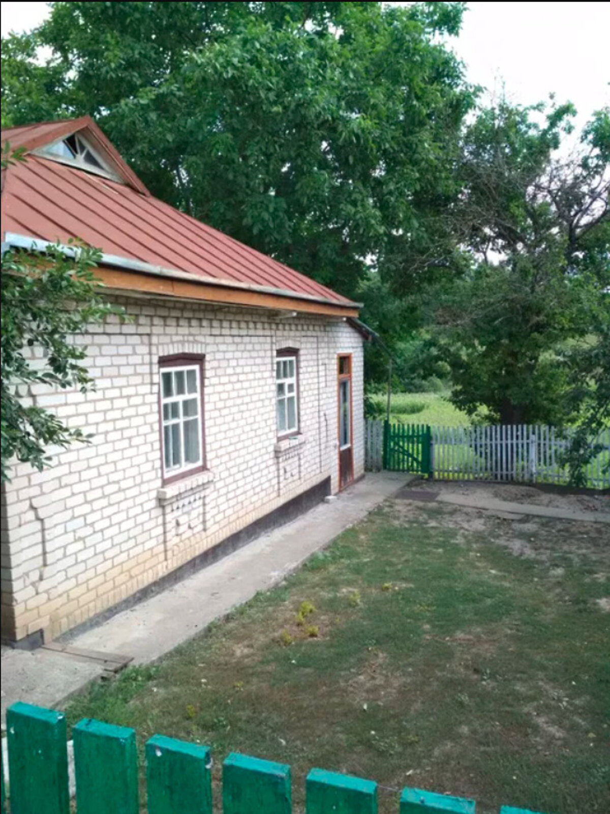 одноповерховий будинок з опаленням, 80 кв. м, цегла. Продаж у Погорілій фото 1