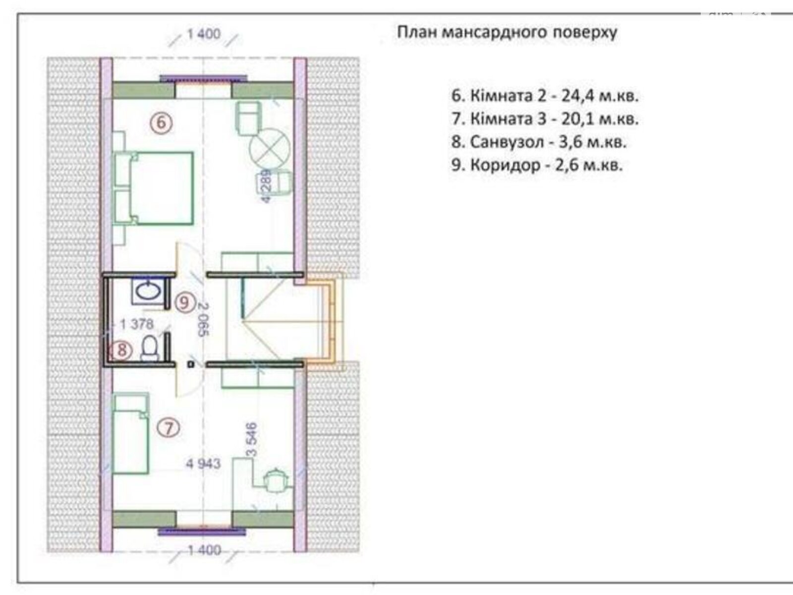 двоповерховий будинок, 105 кв. м, газобетон. Продаж у Погребах фото 1