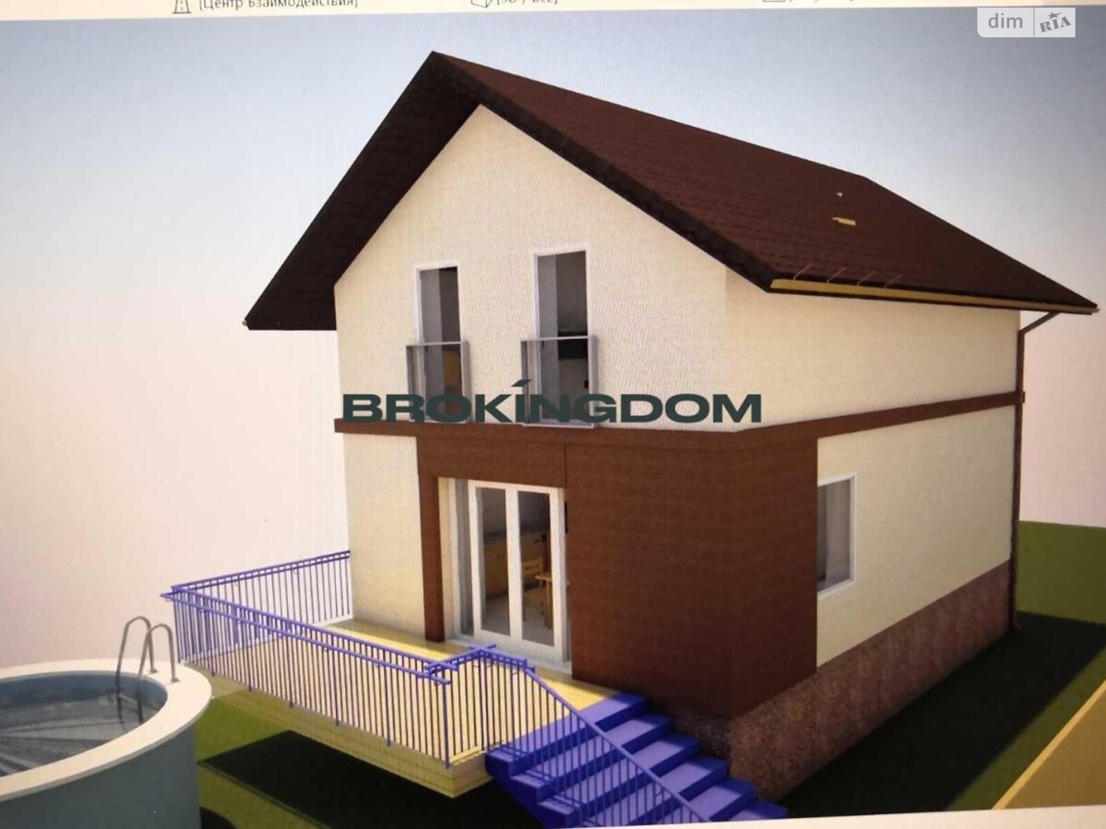 двоповерховий будинок, 136.7 кв. м, кирпич. Продаж у Погребах фото 1 двоповерховий будинок, 136.7 кв. м, кирпич. Продаж у Погребах фото 1