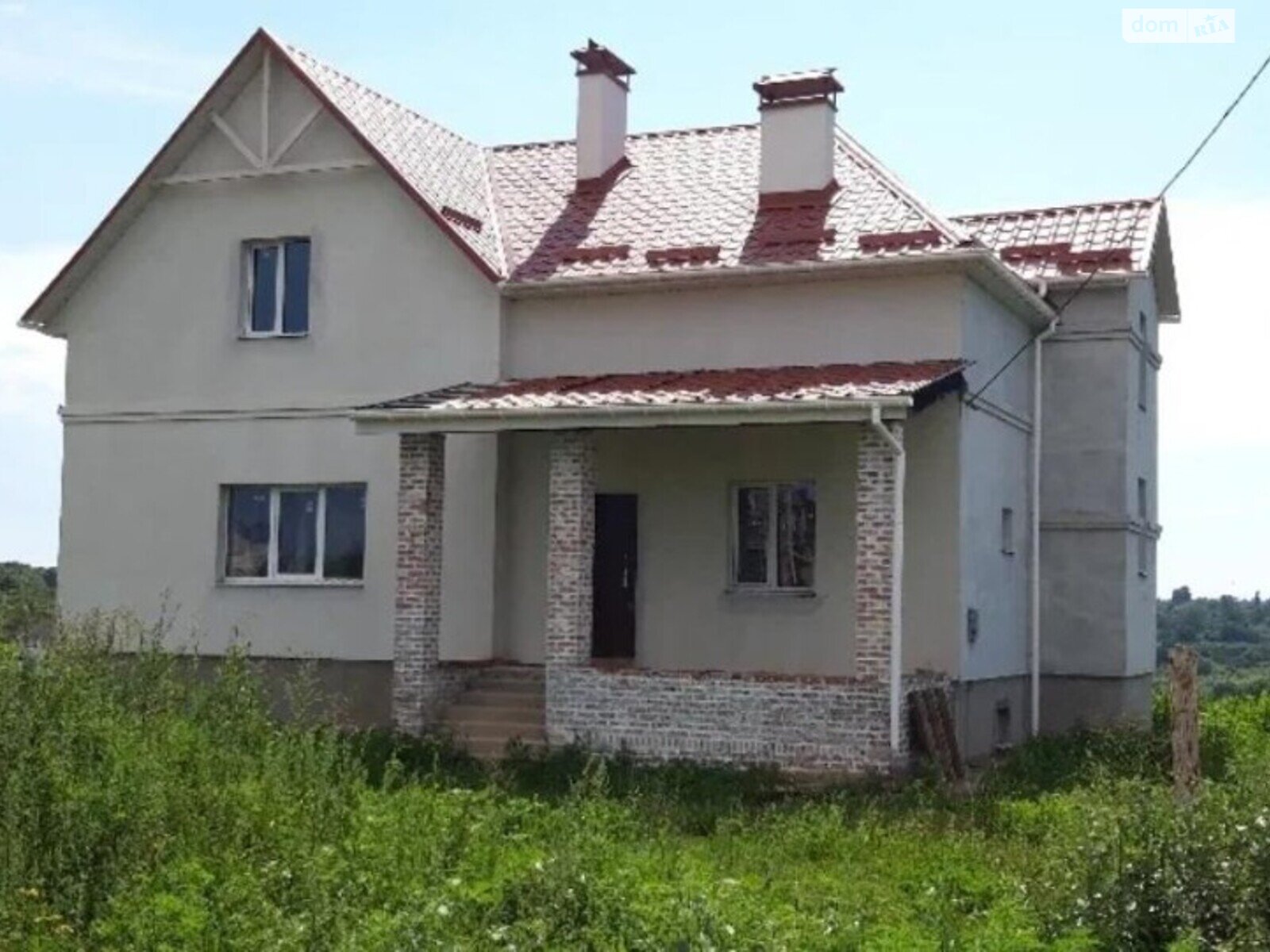 триповерховий будинок веранда, 345 кв. м, цегла. Продаж у Горбанівці фото 1