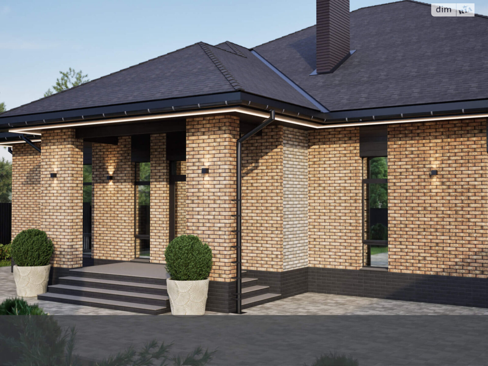 одноповерховий будинок, 116.9 кв. м, газобетон. Продаж в Полтаві, район Київський фото 1 одноповерховий будинок, 116.9 кв. м, газобетон. Продаж в Полтаві, район Київський фото 1