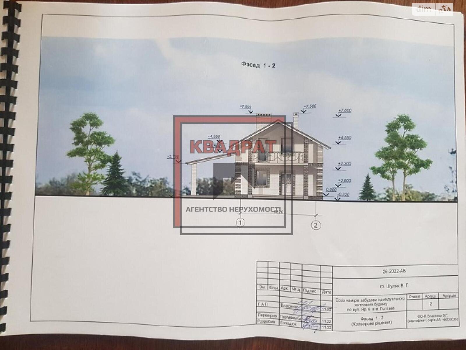 двоповерховий будинок, 120 кв. м, кирпич. Продаж в Полтаві, район Київський фото 1