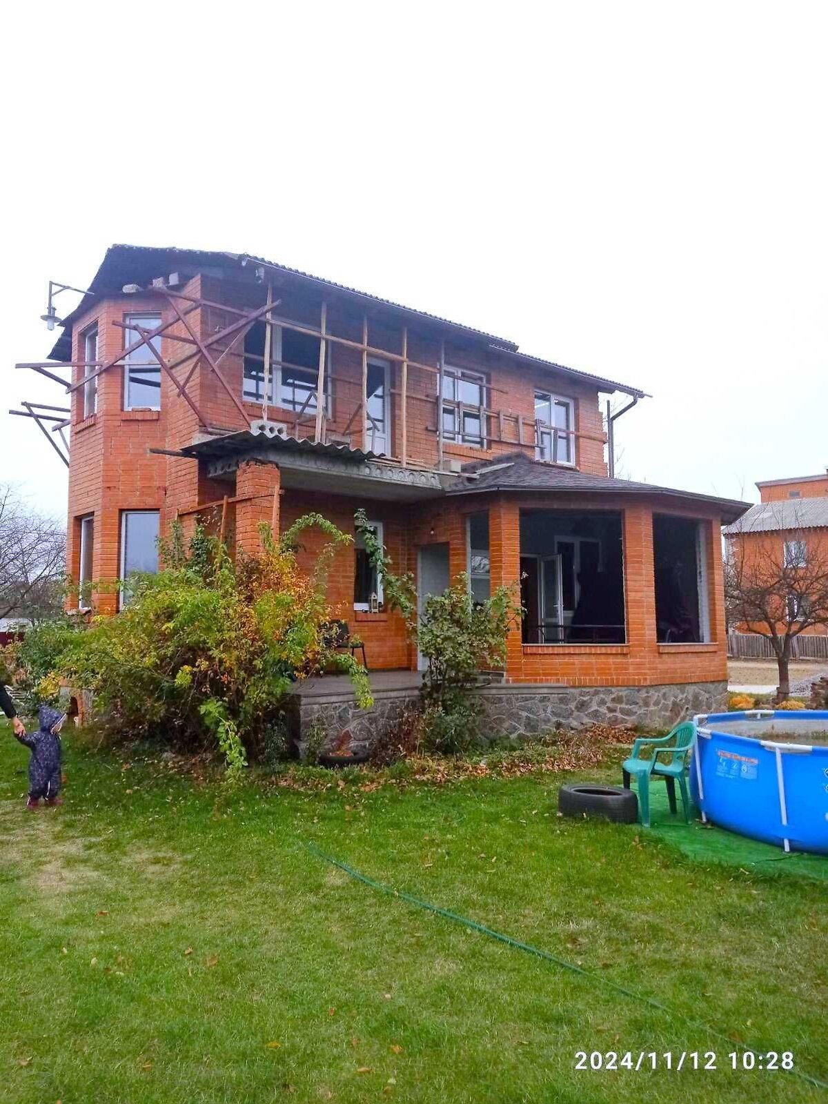 двухэтажный дом с верандой, 184.3 кв. м, кирпич. Продажа в Полтаве фото 1