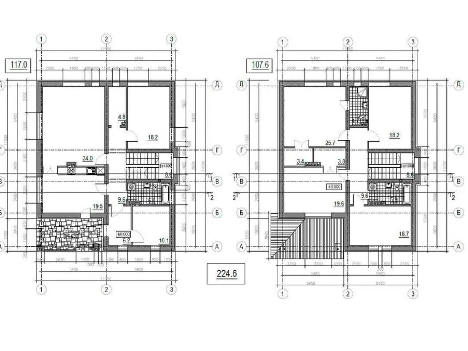 трехэтажный дом, 225 кв. м, кирпич. Продажа в Полтаве район Рыбцы фото 1