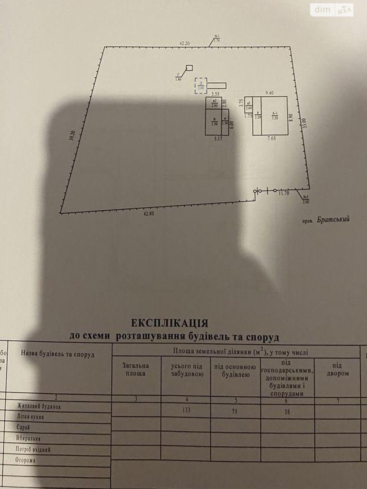 одноэтажный дом, 54 кв. м, кирпич. Продажа в Полтаве район Рыбцы фото 1