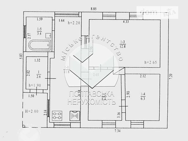 Продажа дома, 50м², Полтава, р‑н. Рыбцы Продажа дома, 50м², Полтава, р‑н. Рыбцы