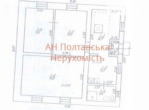 Продажа дома, 59м², Полтава, c. Щербани Продажа дома, 59м², Полтава, c. Щербани