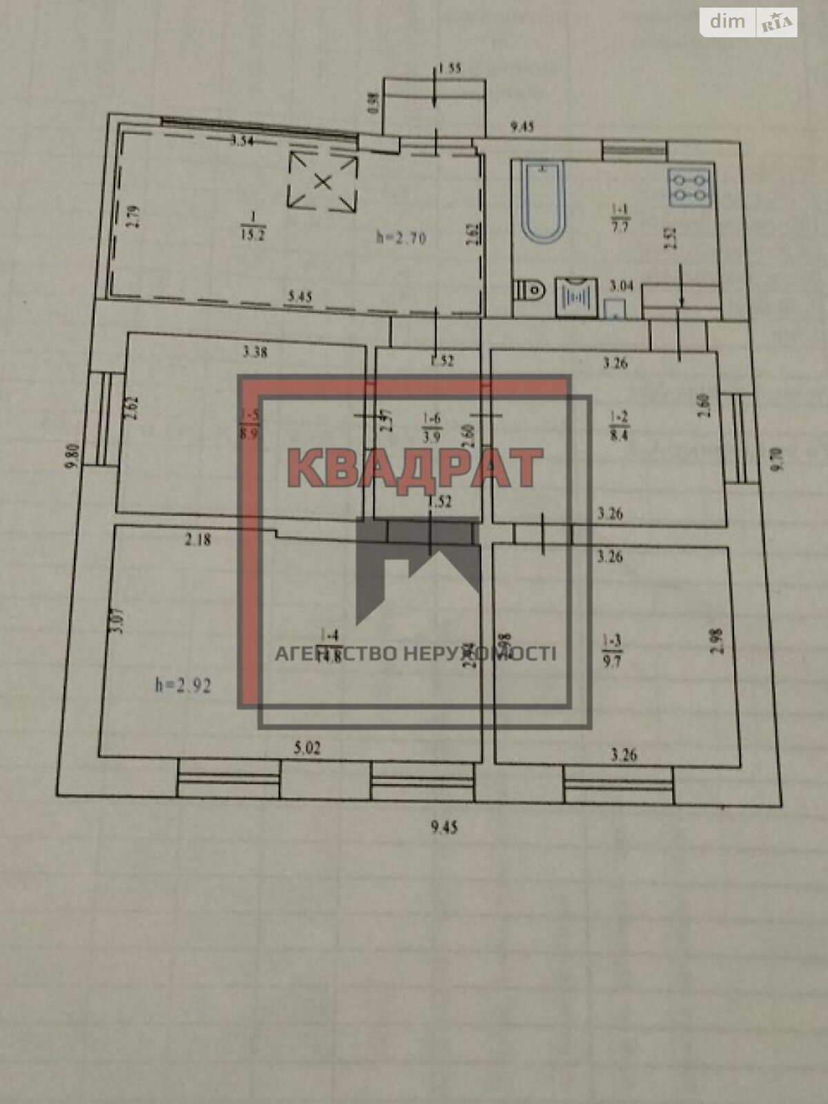 одноповерховий будинок, 68.6 кв. м, кирпич. Продаж в Полтаві, район Шевченківський (Жовтневий) фото 1