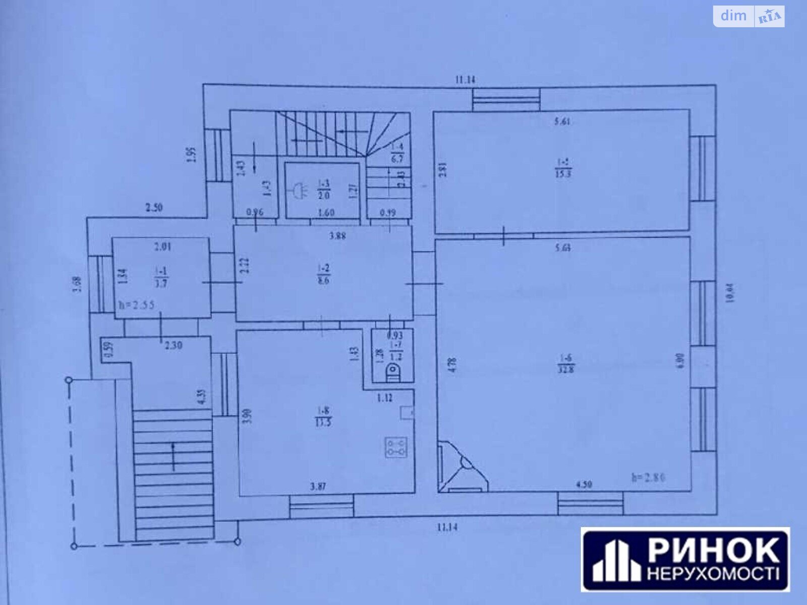 трехэтажный дом, 250 кв. м, кирпич. Продажа в Полтаве район Вакуленцы фото 1