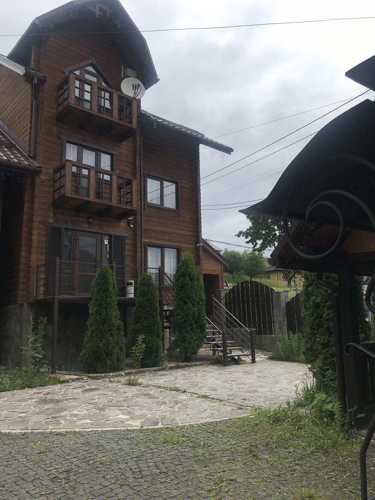 четырехэтажный дом беседка, 185 кв. м, сруб. Продажа в Полянице фото 1 четырехэтажный дом беседка, 185 кв. м, сруб. Продажа в Полянице фото 1