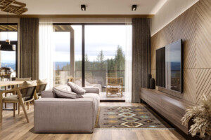 двухэтажный дом с отоплением, 122 кв. м, кирпич. Продажа в Полянице фото 2