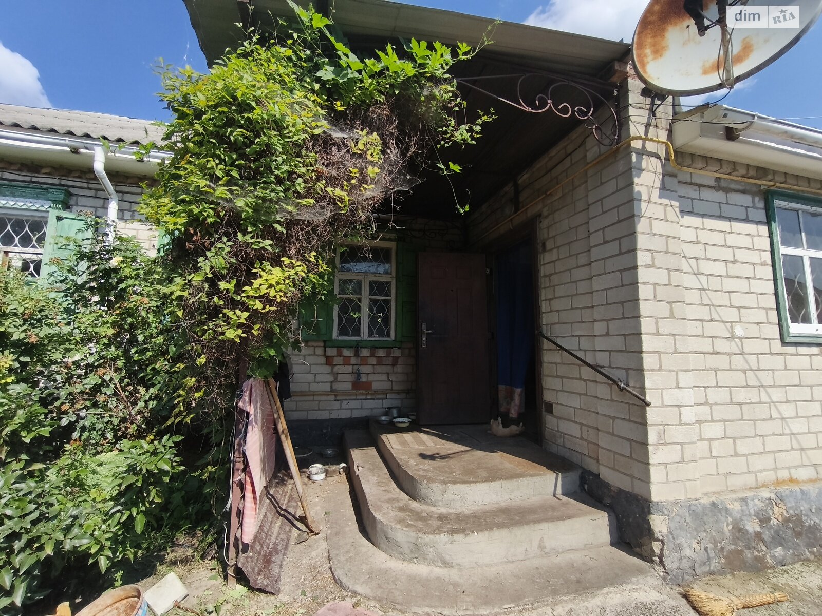 одноповерховий будинок з гаражем, 65 кв. м, цегла саманна. Продаж у Поповці фото 1