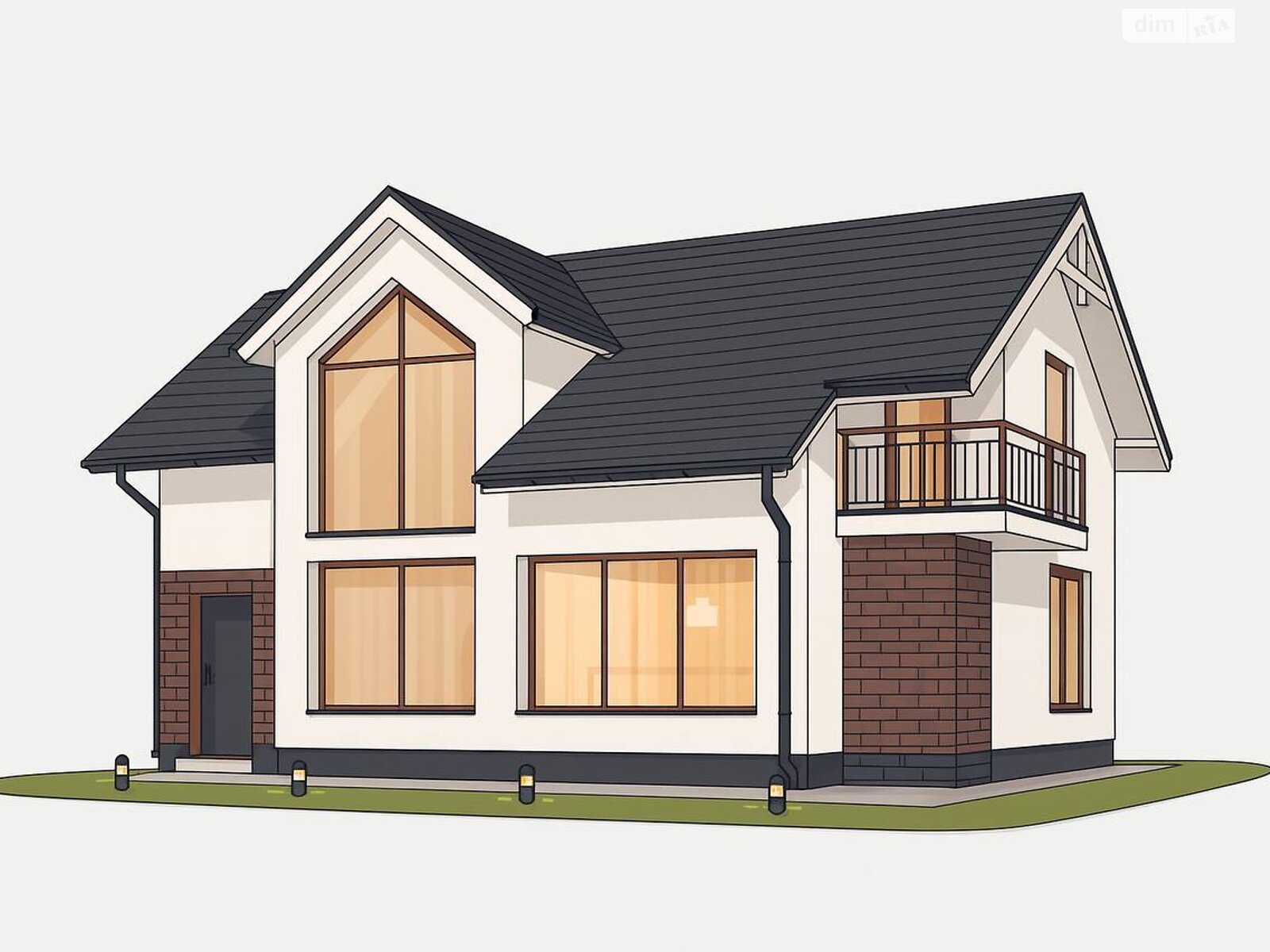 двоповерховий будинок, 125 кв. м, цегла. Продаж у Прибузькому фото 1 двоповерховий будинок, 125 кв. м, цегла. Продаж у Прибузькому фото 1
