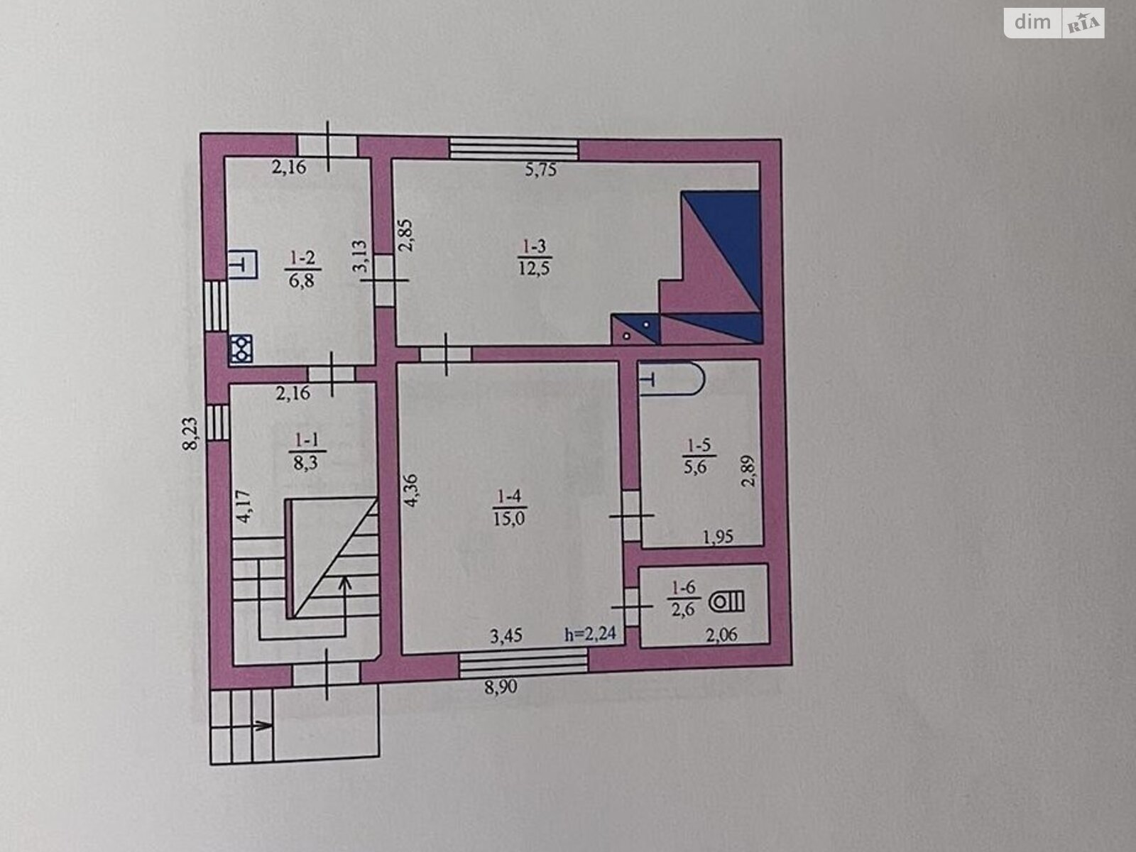 двухэтажный дом, 76 кв. м, кирпич. Продажа в Пуховке фото 1