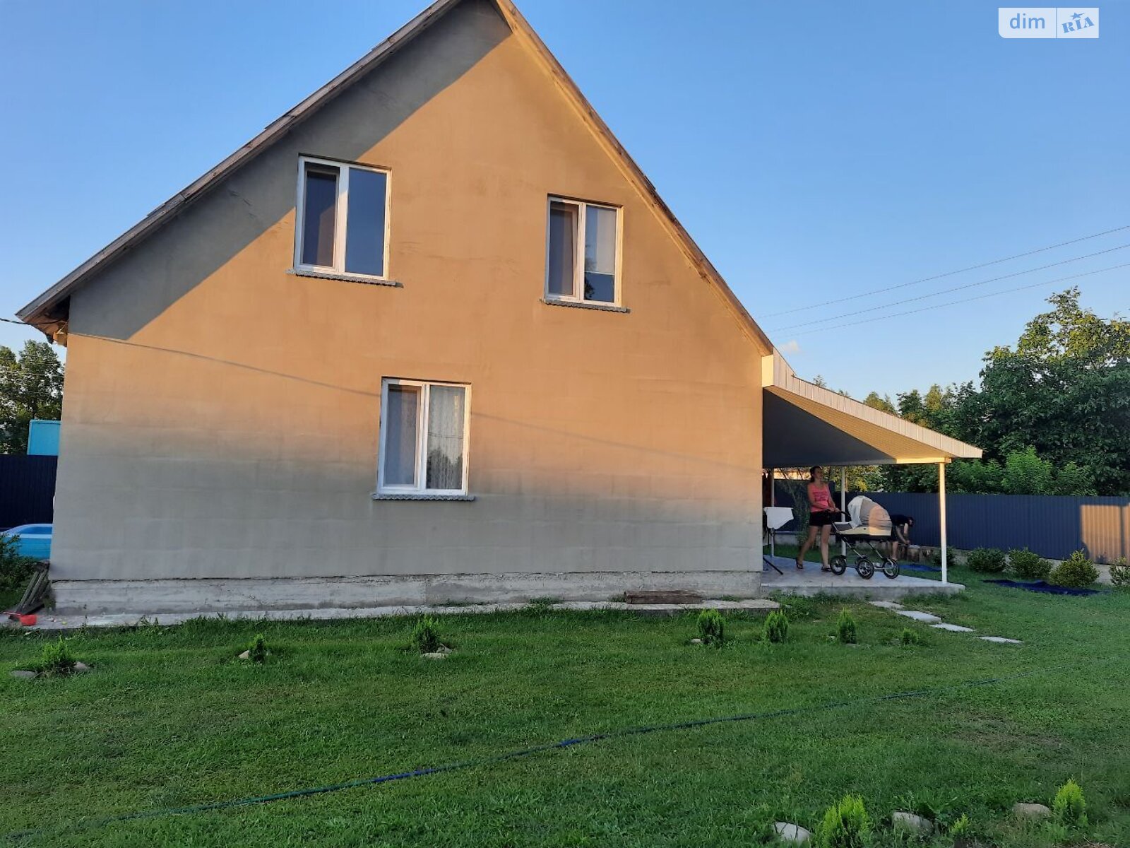 двоповерховий будинок бесідка, 300 кв. м, піноблок. Продаж в Пульме фото 1