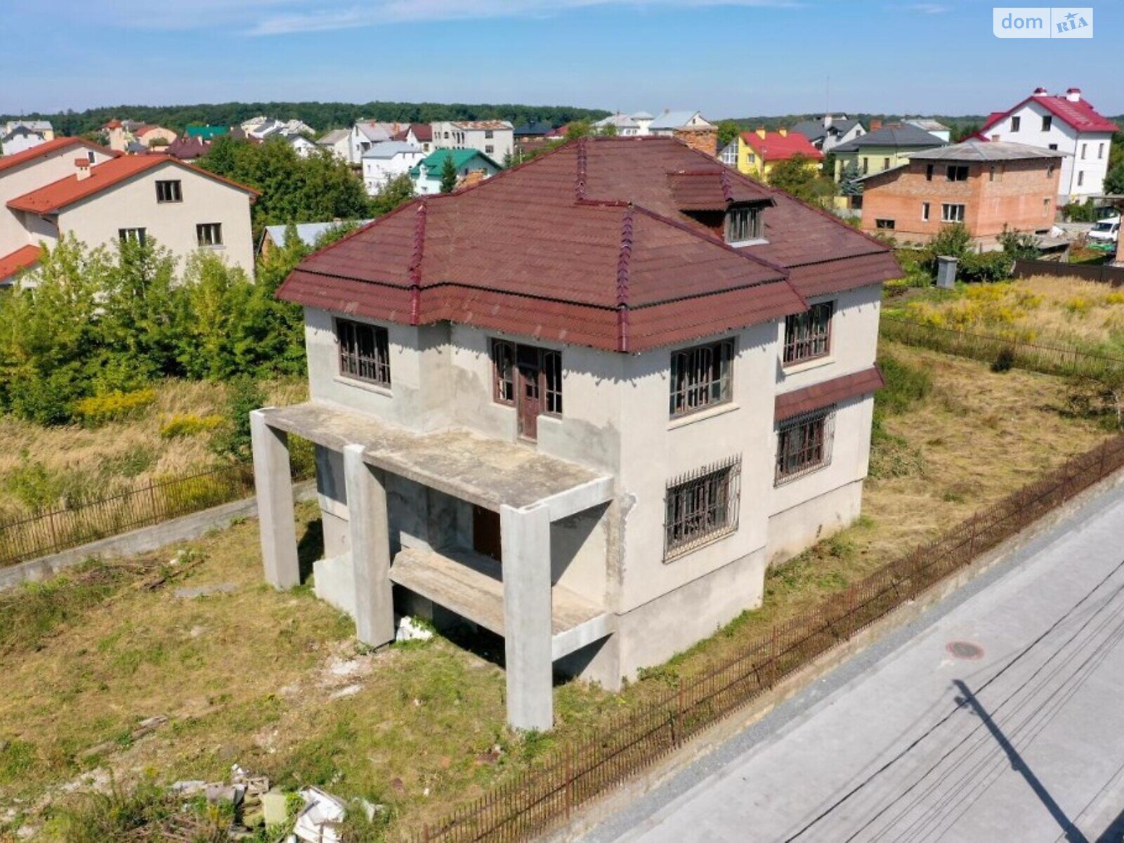 двоповерховий будинок з балконом, 330 кв. м, цегла. Продаж у Давидові фото 1