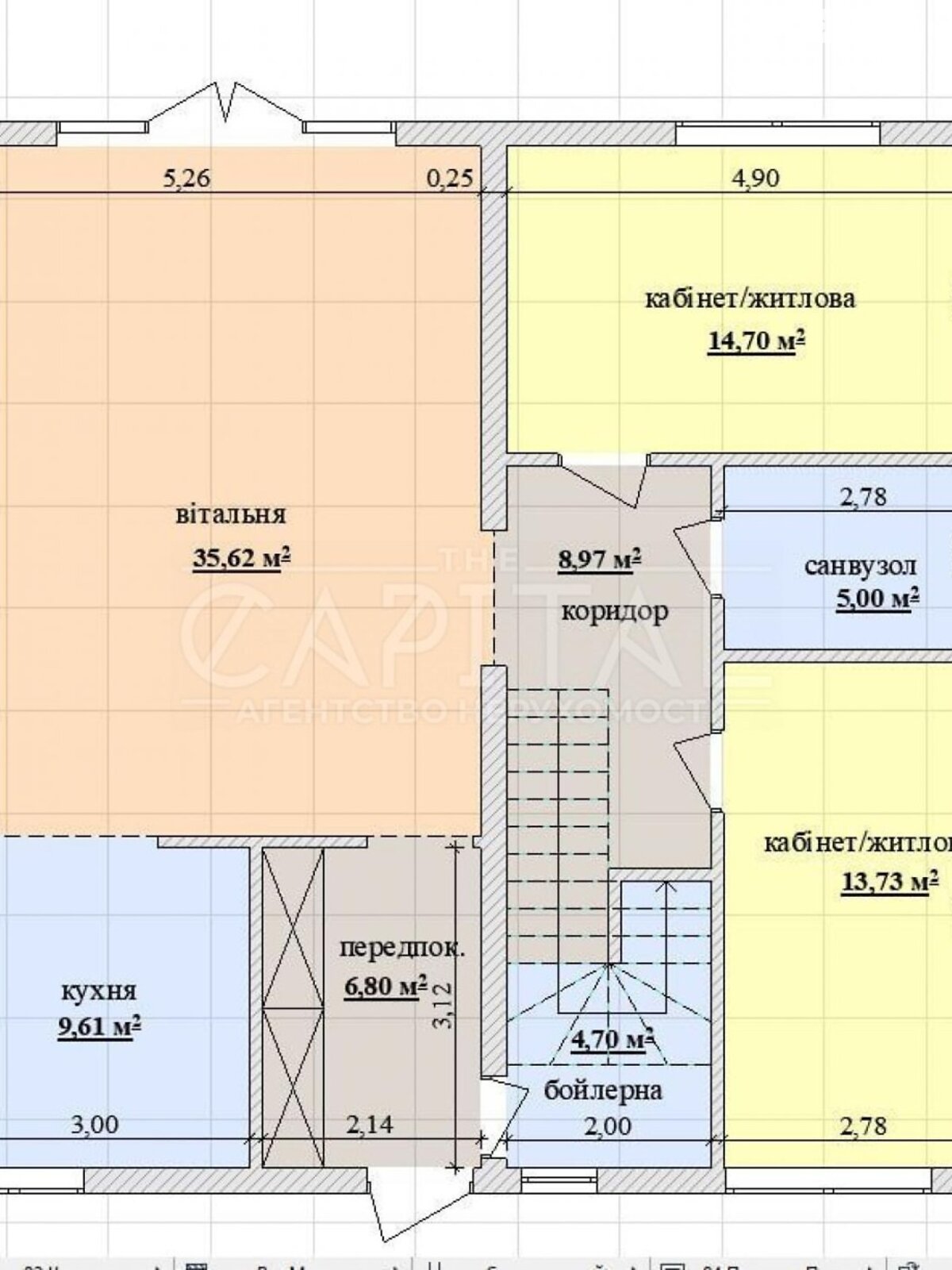 одноповерховий будинок, 105 кв. м, цегла. Продаж у Путрівці фото 1 одноповерховий будинок, 105 кв. м, цегла. Продаж у Путрівці фото 1