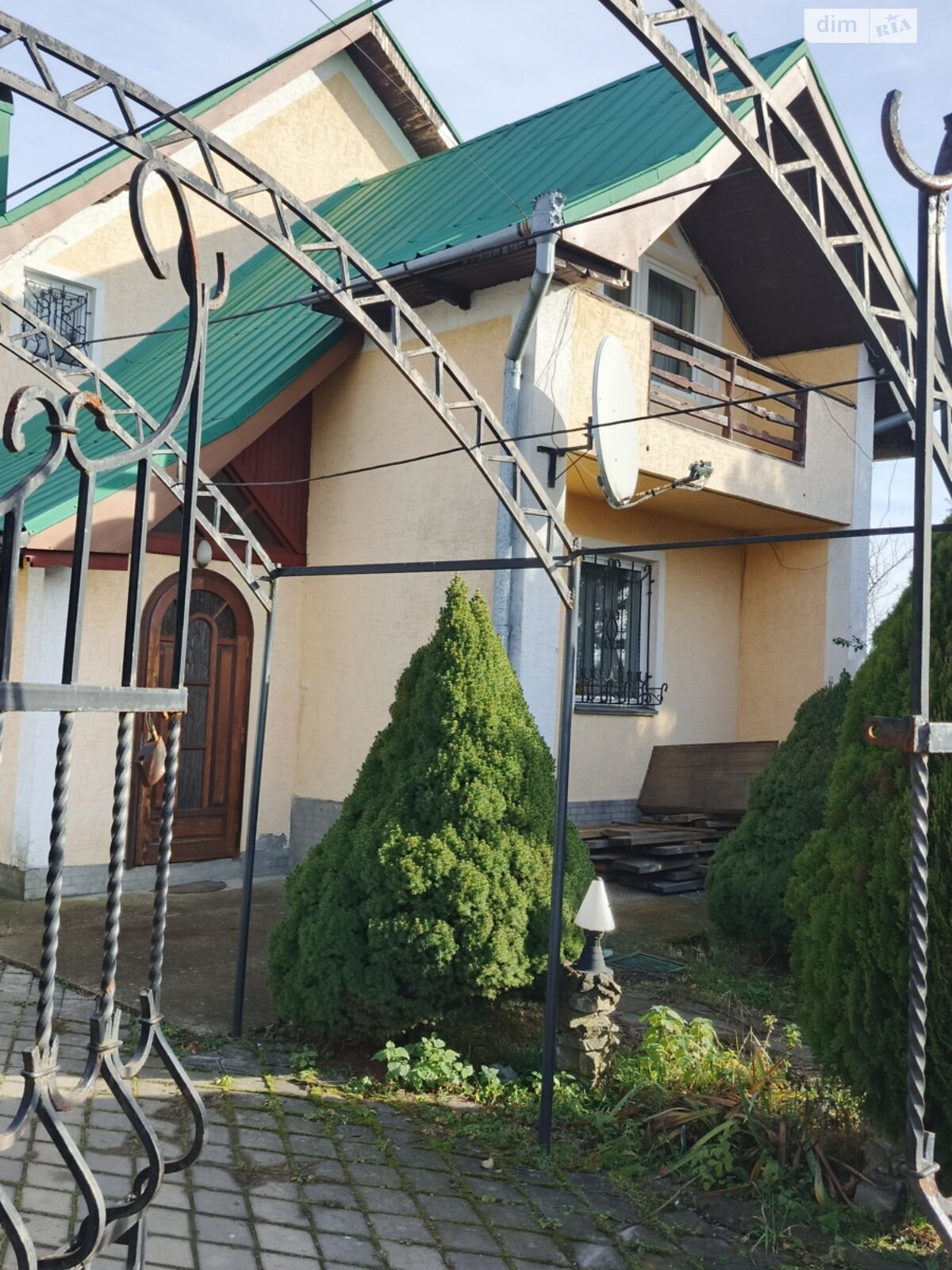 двухэтажный дом с верандой, 214.9 кв. м, кирпич. Продажа в Пядиках фото 1