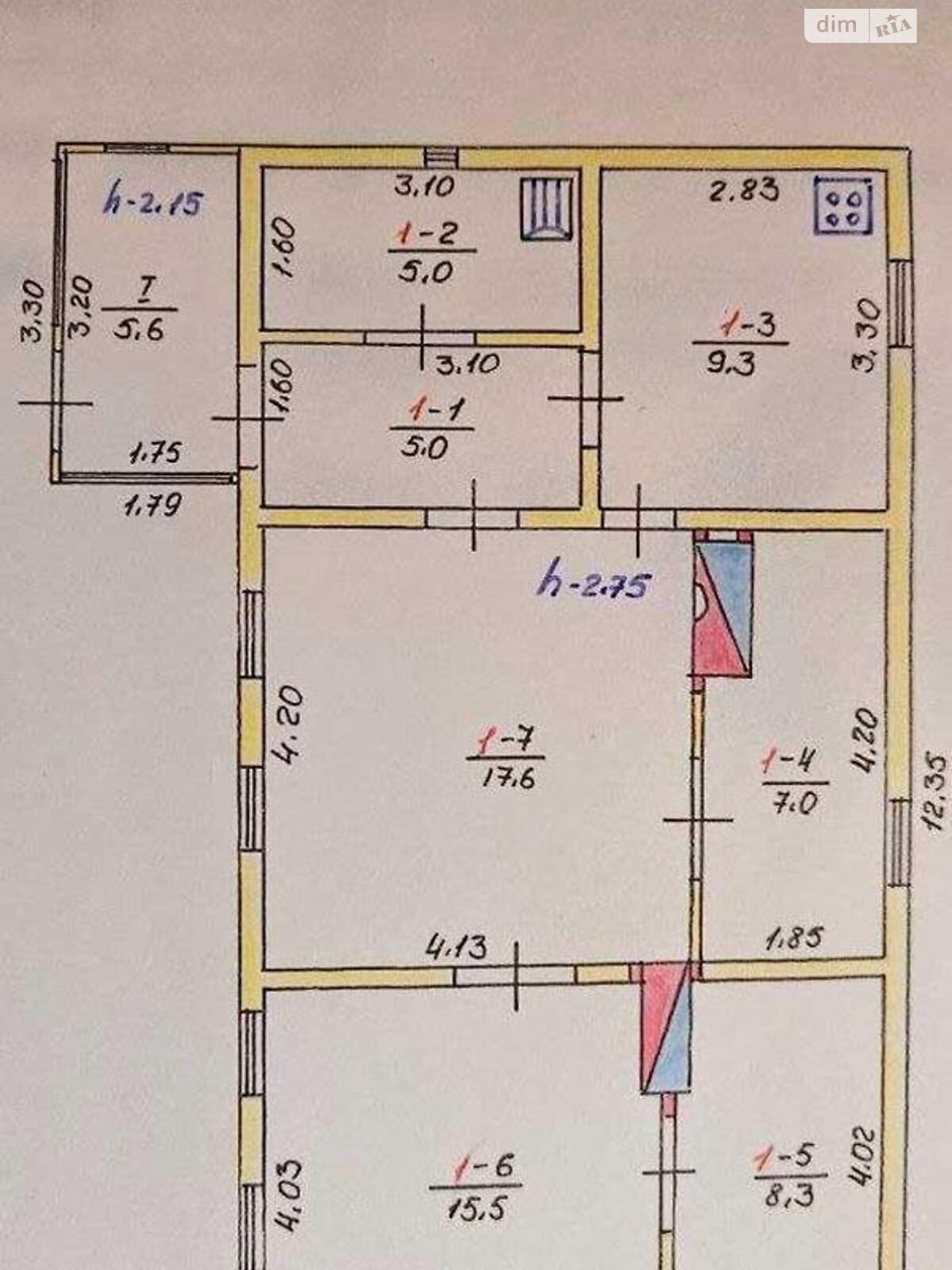 одноэтажный дом, 73 кв. м, брус. Продажа в Раговке фото 1