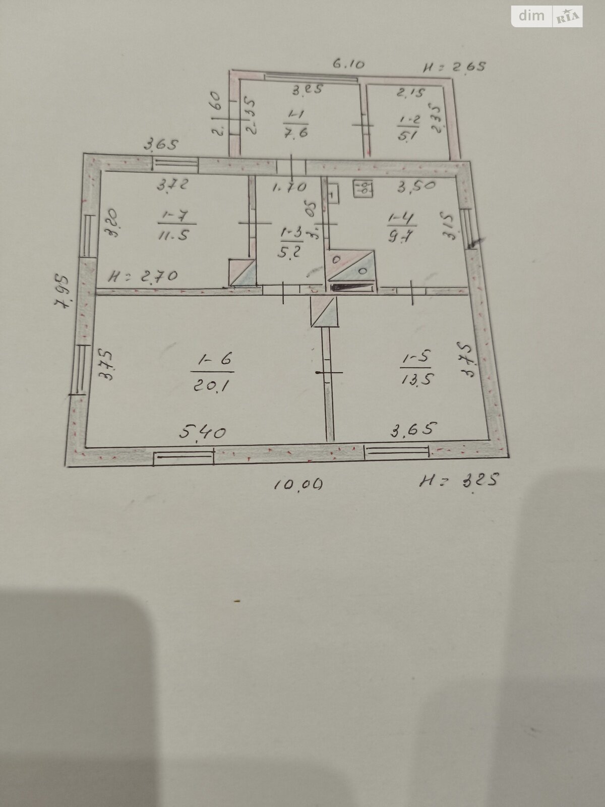 одноэтажный дом с верандой, 73 кв. м, керамзитобетон. Продажа в Рожище район Рожище фото 1