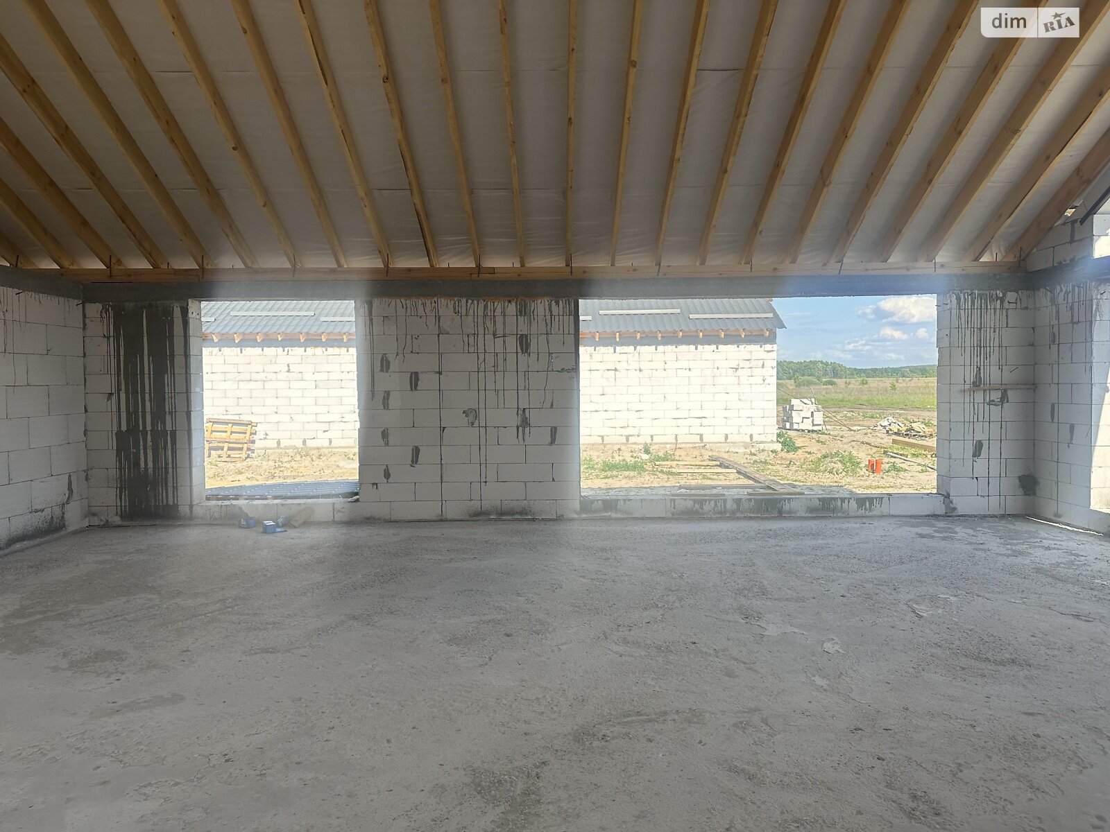 одноэтажный дом с отоплением, 125 кв. м, газобетон. Продажа в Рожнах фото 1 одноэтажный дом с отоплением, 125 кв. м, газобетон. Продажа в Рожнах фото 1