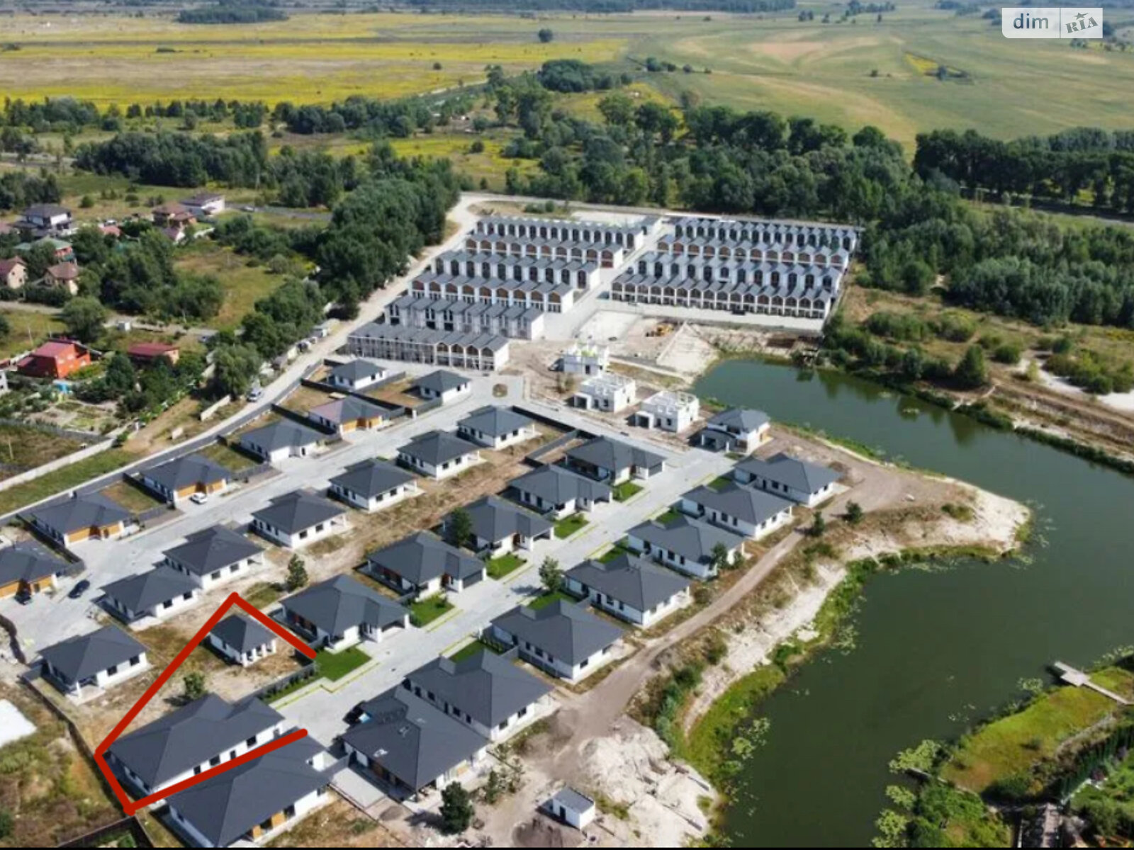одноповерховий будинок з гаражем, 176.2 кв. м, цегла. Продаж у Рожнах фото 1 одноповерховий будинок з гаражем, 176.2 кв. м, цегла. Продаж у Рожнах фото 1
