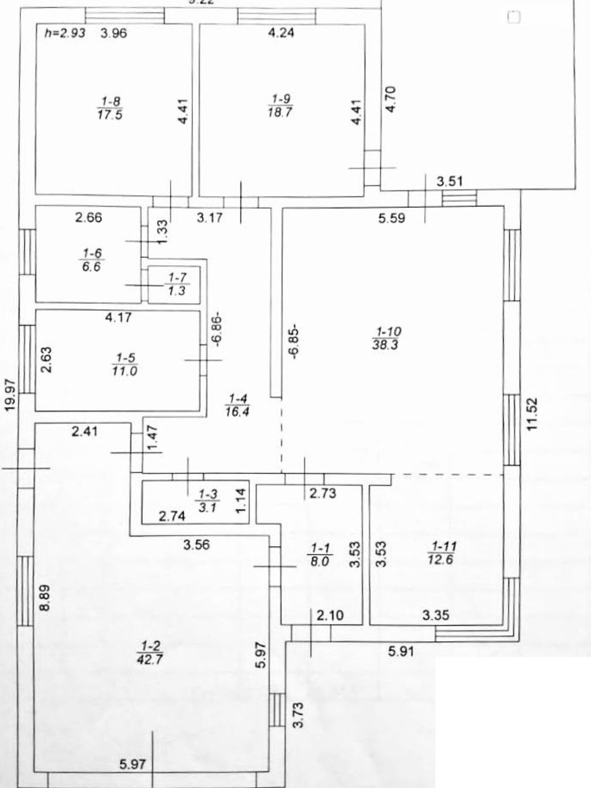 одноповерховий будинок з гаражем, 176.2 кв. м, цегла. Продаж у Рожнах фото 1 одноповерховий будинок з гаражем, 176.2 кв. м, цегла. Продаж у Рожнах фото 1