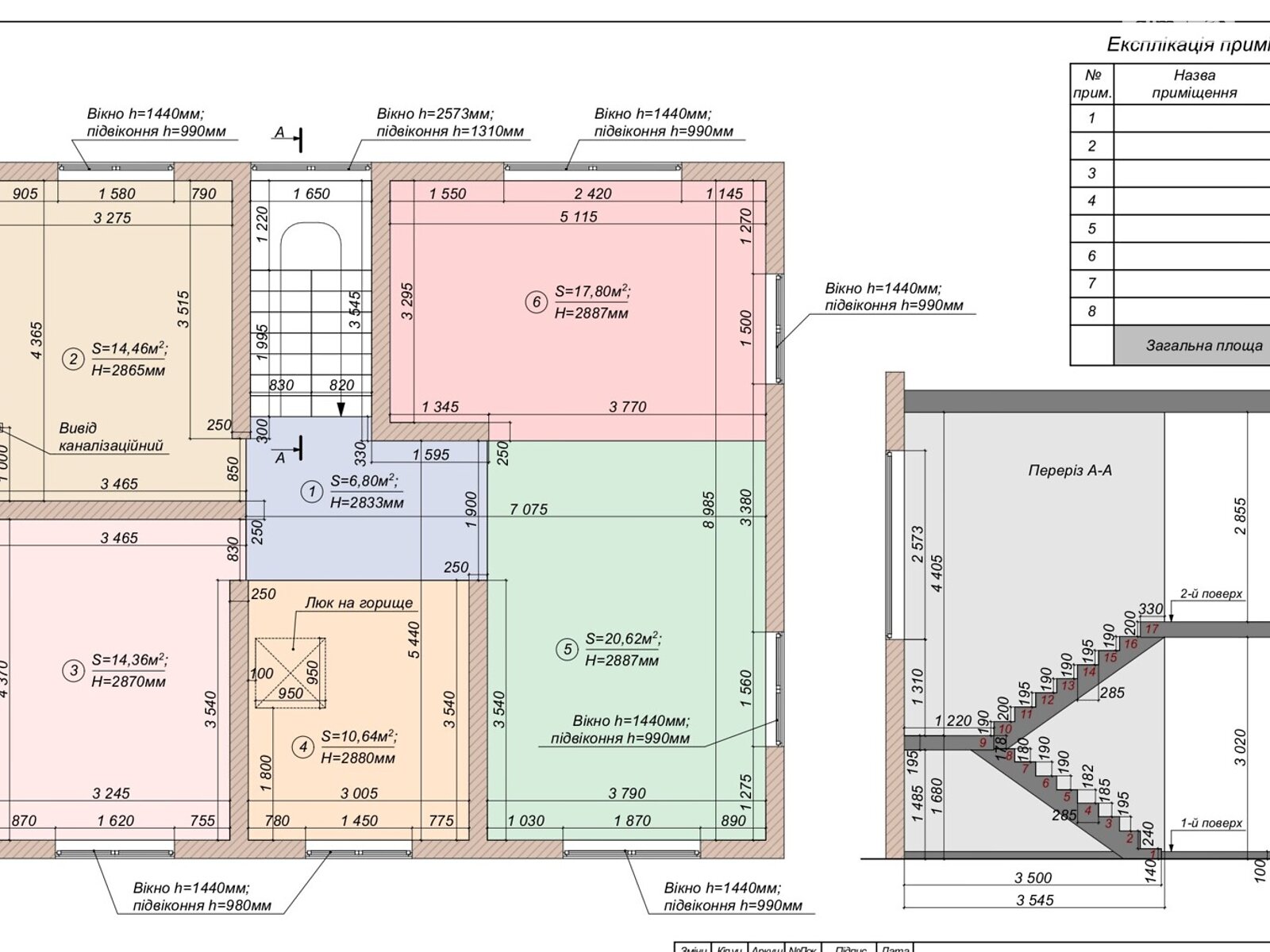 двухэтажный дом с гаражом, 180 кв. м, термоблок. Продажа в Рожнах фото 1