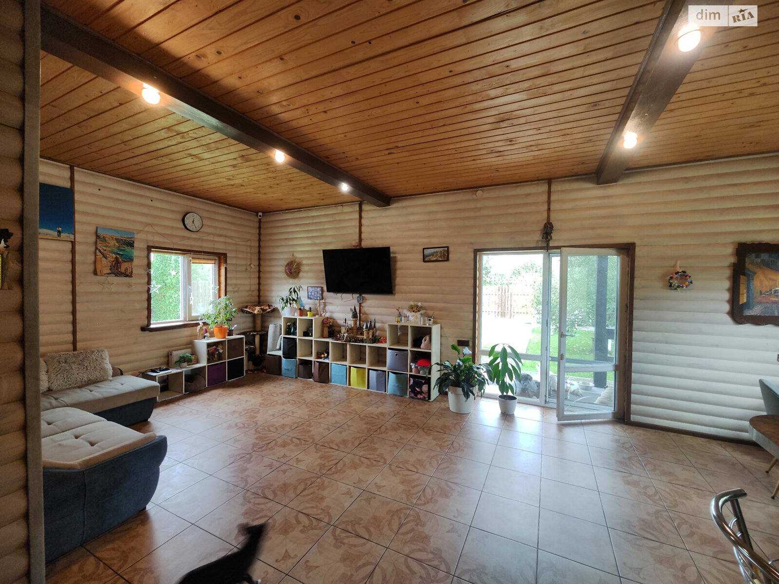 двухэтажный дом с балконом, 129.5 кв. м, сруб. Продажа в Романкове фото 1