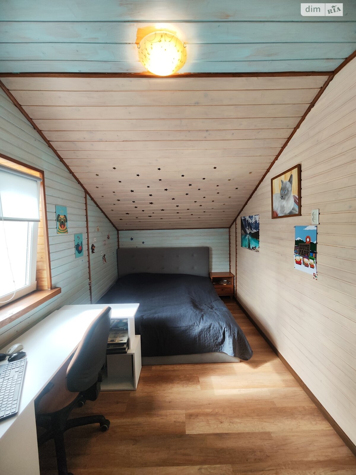 двухэтажный дом с балконом, 129.5 кв. м, сруб. Продажа в Романкове фото 1