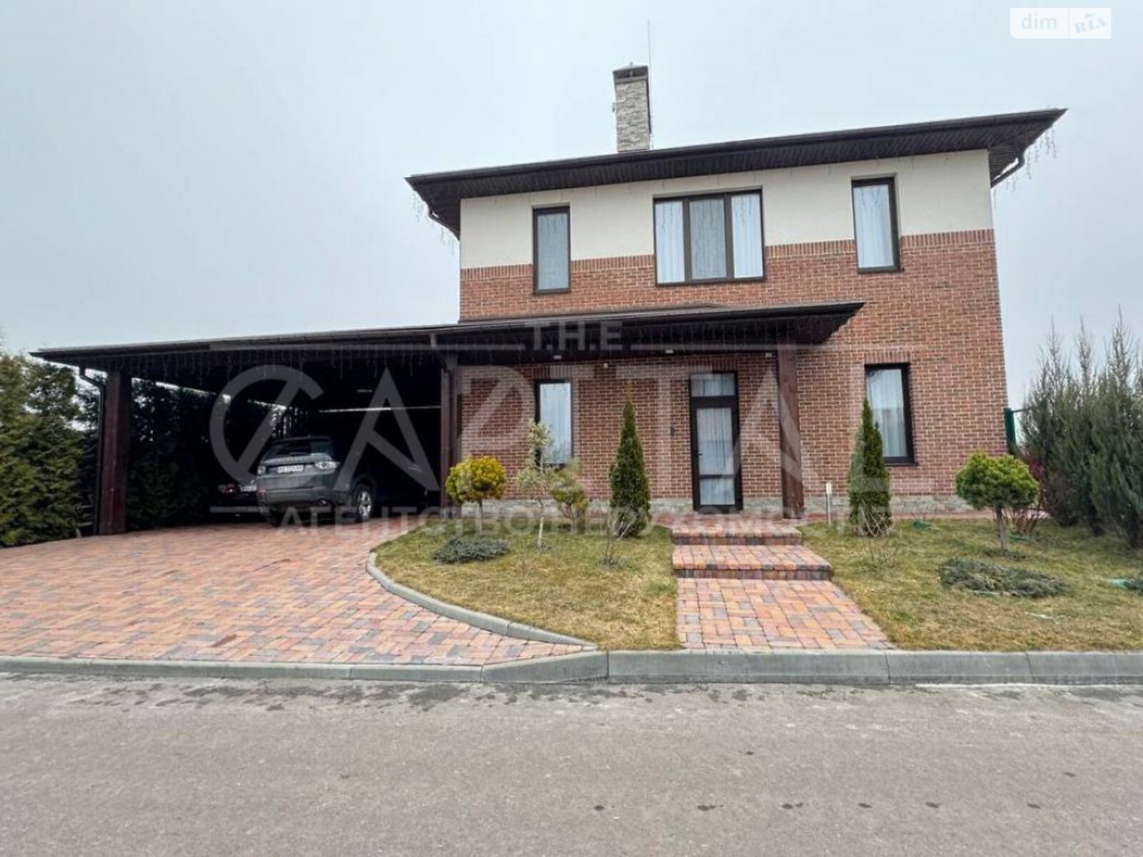 двухэтажный дом с отоплением, 290 кв. м, кирпич. Продажа в Романкове фото 1 двухэтажный дом с отоплением, 290 кв. м, кирпич. Продажа в Романкове фото 1
