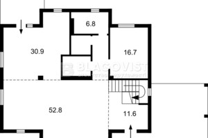 двухэтажный дом, 269.8 кв. м, кирпич. Продажа в Романкове фото 2