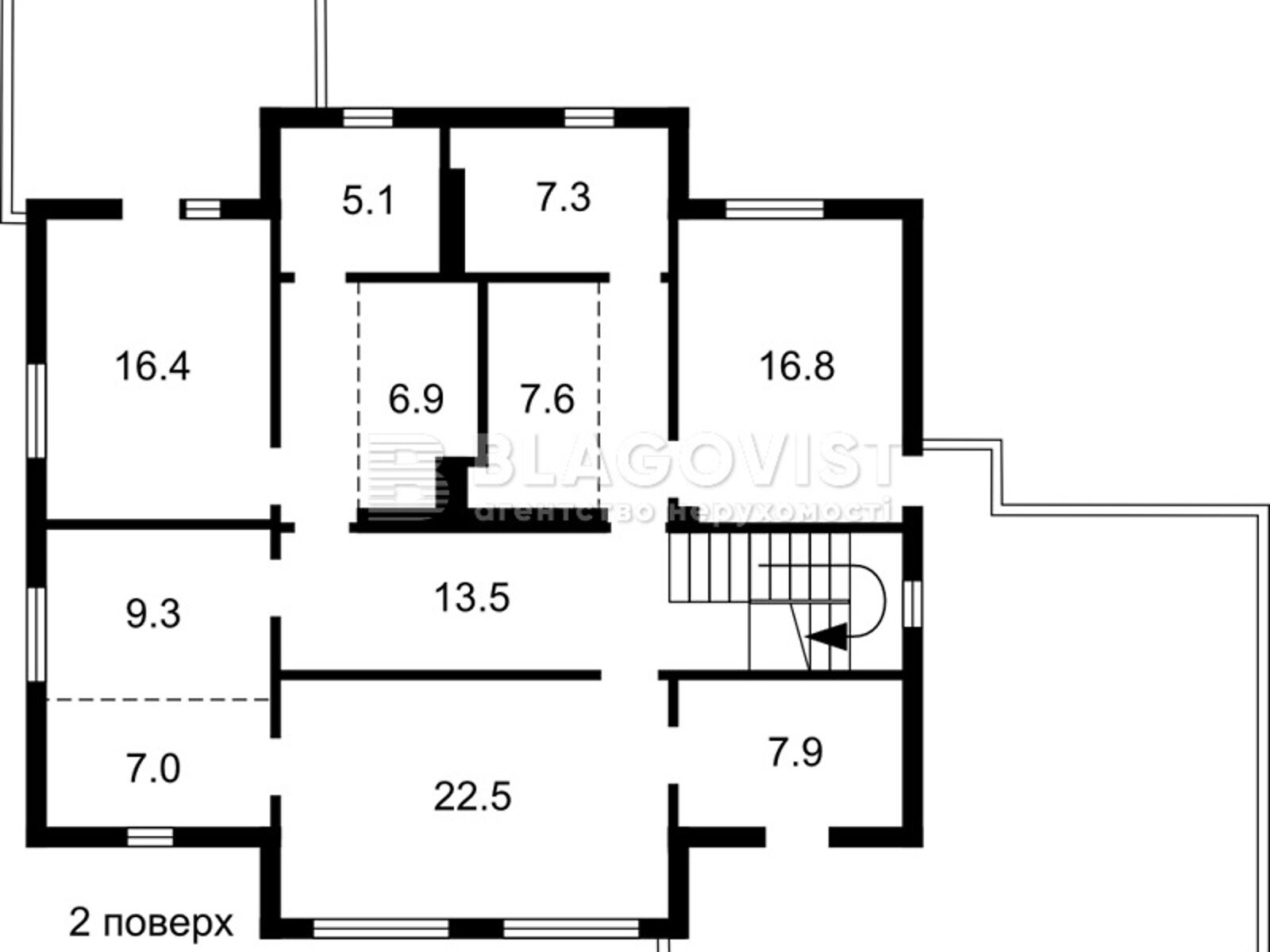 двухэтажный дом, 269.8 кв. м, кирпич. Продажа в Романкове фото 1