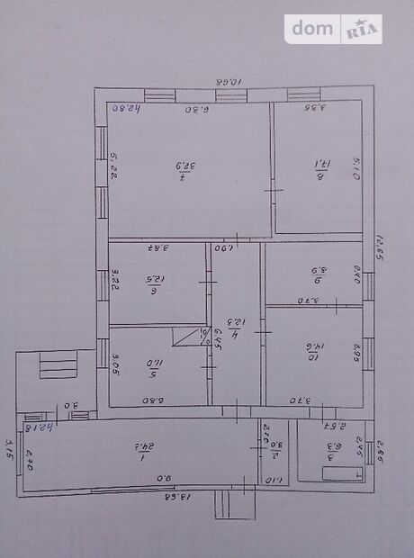 одноповерховий будинок з садом, 142.9 кв. м, цегла. Продаж в Хмельові (Сумська обл.) фото 1 одноповерховий будинок з садом, 142.9 кв. м, цегла. Продаж в Хмельові (Сумська обл.) фото 1