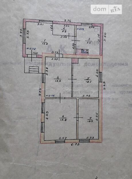одноэтажный дом без мебели, 82 кв. м, дерево и кирпич. Продажа в Ромнах район Ромны фото 1 одноэтажный дом без мебели, 82 кв. м, дерево и кирпич. Продажа в Ромнах район Ромны фото 1