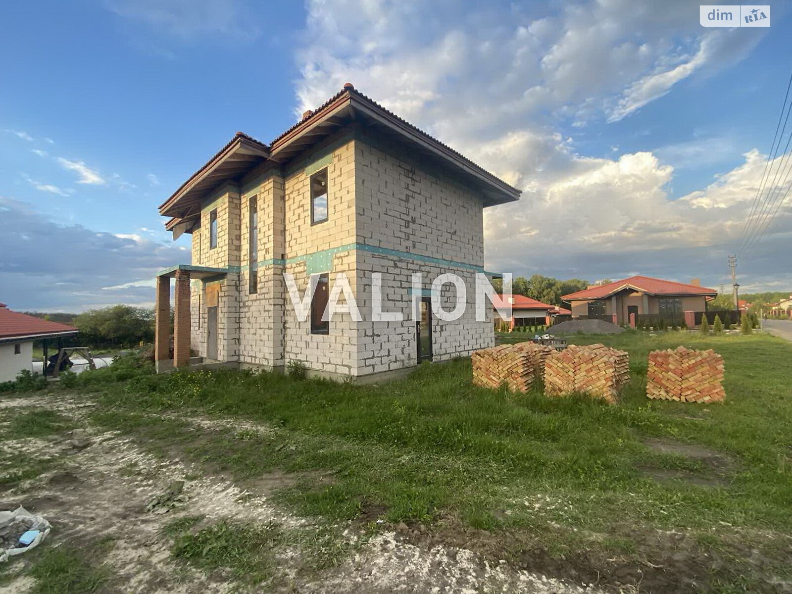 двоповерховий будинок з балконом, 189 кв. м, газобетон. Продаж у Рославичах фото 1 двоповерховий будинок з балконом, 189 кв. м, газобетон. Продаж у Рославичах фото 1