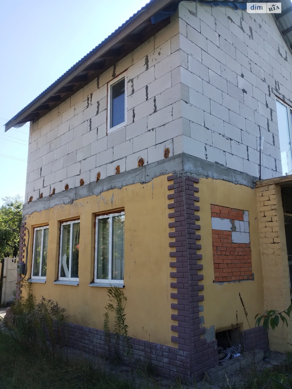 двухэтажный дом, 119 кв. м, керамзитобетон. Продажа в Ровжах фото 1